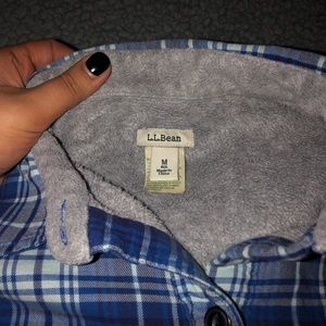 L. L. Bean Fleece-lined Flannel! Never Worn!
